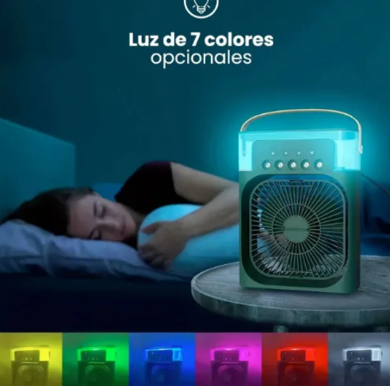 Ventilador Humidificador Portátil 3 en 1 ❄️