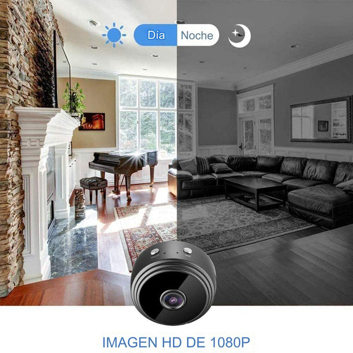 Mini Cámara Espía Wifi: Vigilancia Inalámbrica Full HD