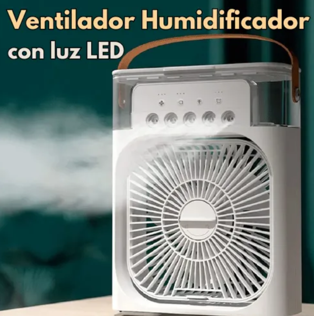 Ventilador Humidificador Portátil 3 en 1 ❄️