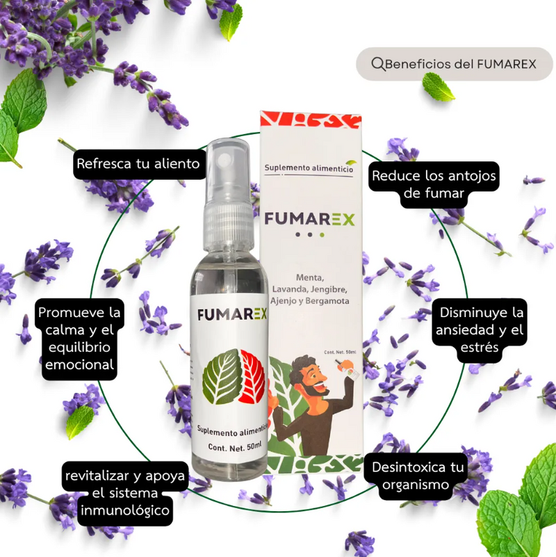 Fumarex® |  Spray Natural Para Dejar De Fumar 🚭