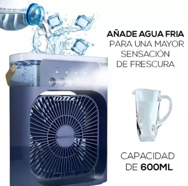 Ventilador Humidificador Portátil 3 en 1 ❄️