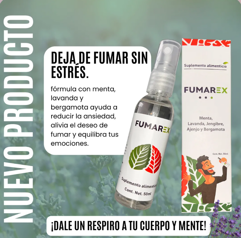 Fumarex® |  Spray Natural Para Dejar De Fumar 🚭