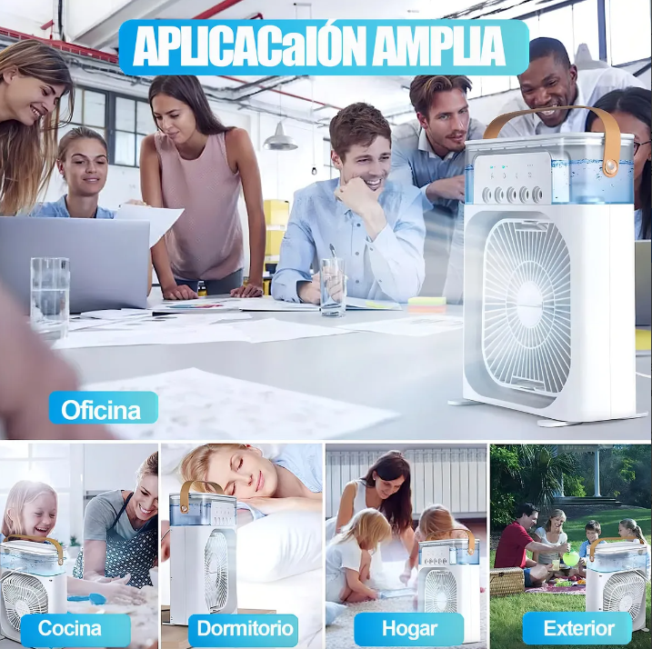 Ventilador Humidificador Portátil 3 en 1 ❄️
